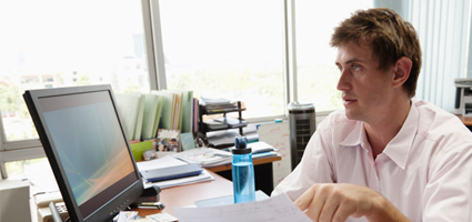 Man at Desk